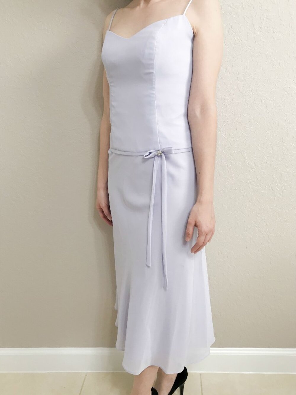David's Bridal Tea Length Dress Size 2